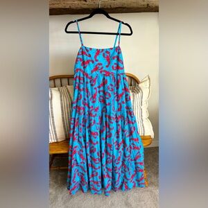 J. Crew, Women’s Size 10, Blue Red Lobster Dress 🦞